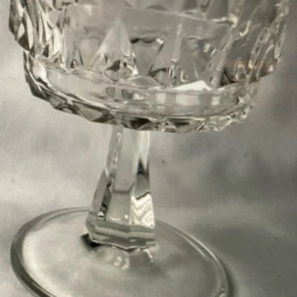 Arcoroc Prestige de France Artic Champagne Sherbet Crystal Glasses
